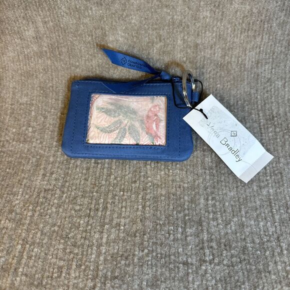 Vera Bradley Zip ID‎ Case Wallet - Embroidered Rain Forest Canopy, NWT - Picture 2 of 4